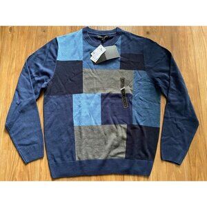 Tricots St. Raphael Men's Blue Sweater (Large)